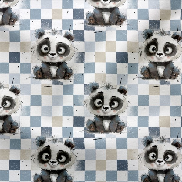 Nicky Jersey Checker Panda Rest 50 cm