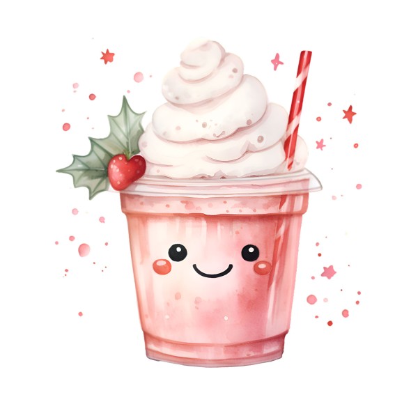 Bügelbild Strawberryshake MINI