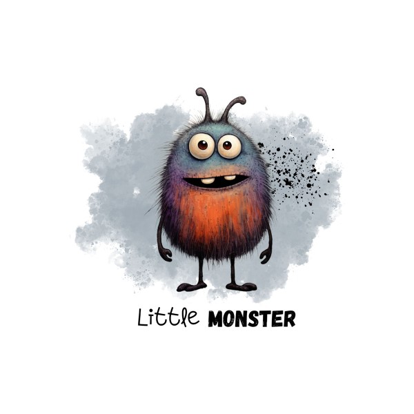 Bügelbild Little Monster (einzeln) MINI