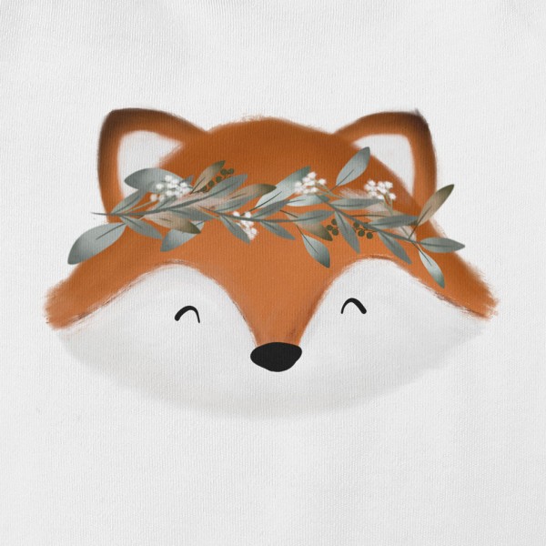 Bügelbild Boho Fox Medium