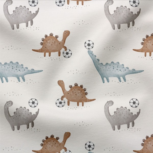 French Terry Fußball Dinos