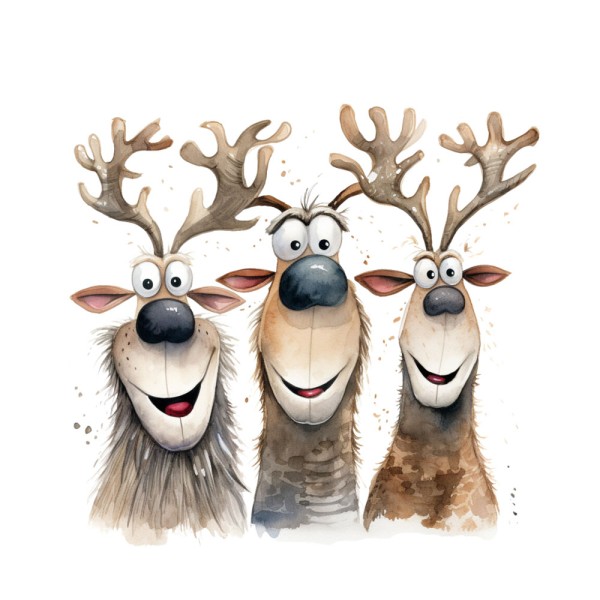 Bügelbild Rudolph and the Gang Medium