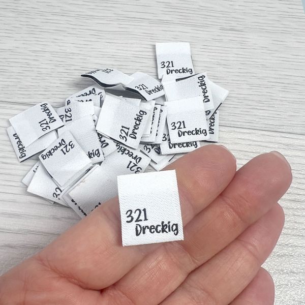 Weblabels 3 2 1 Dreckig 4er Set