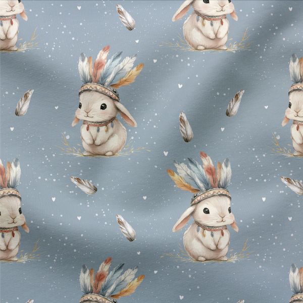 Jersey Stoff Sweet Boho Rabbit (Bio) VORBESTELLUNG