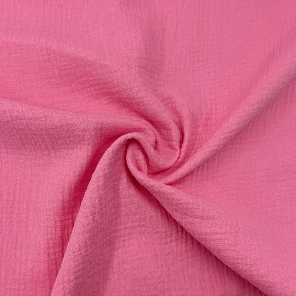 Musselin Double Gauze Bonbon Pink 2217