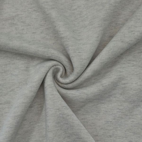 Alpenfleece Grau Creme Meliert 152