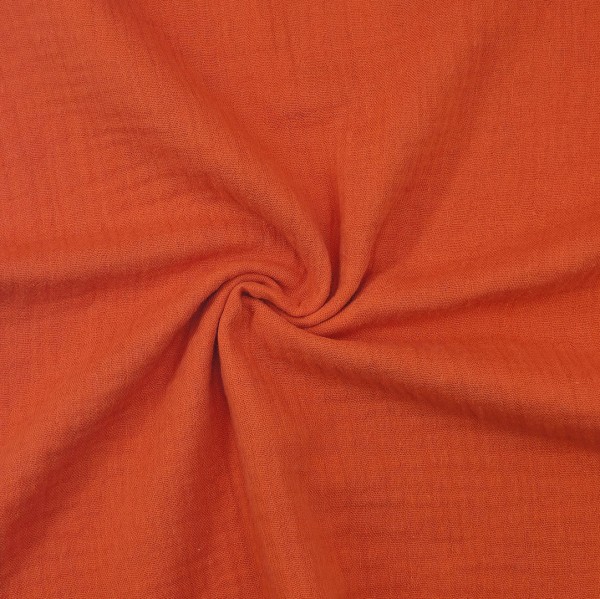 Musselin Double Gauze Orange