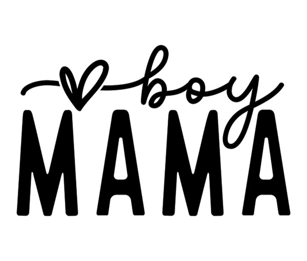 Bügelbild Boy Mama MAXI