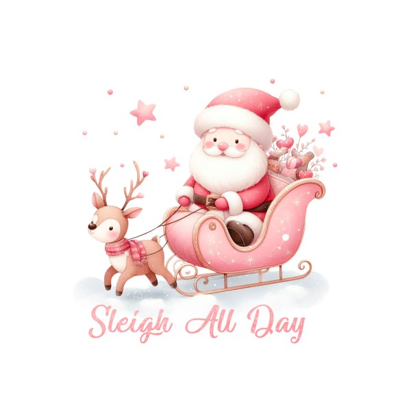 Bügelbild Sleigh all Day MINI