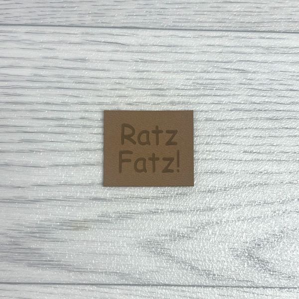 Kunstlederlabel Ratz Fatz