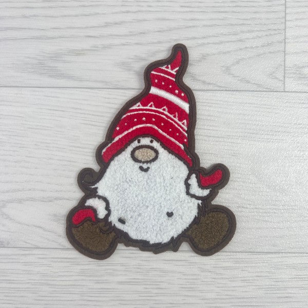 Chenille Patch Weihnachtswichtel *Iron on*