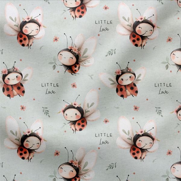 Jersey Stoff Ladybug Love (Bio) VORBESTELLUNG