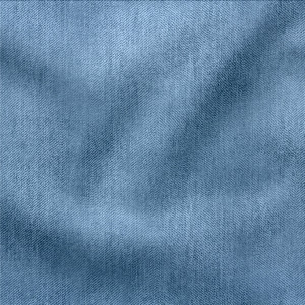 French Terry Denim Aquablue