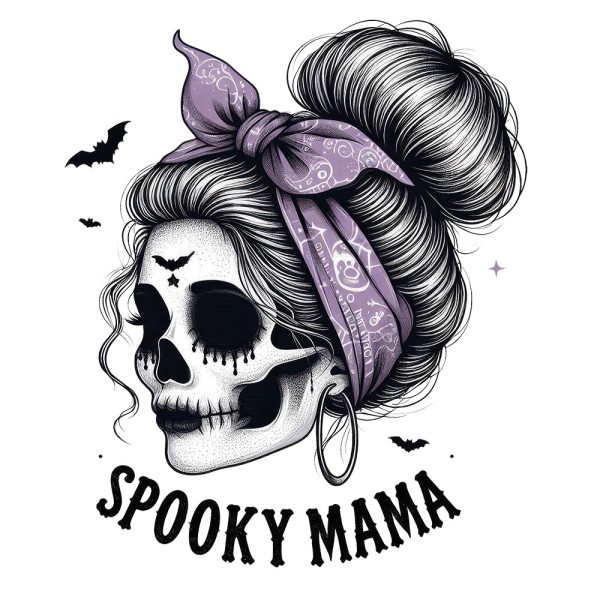 Bügelbild Spooky Mama MAXI