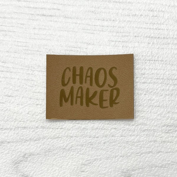 Kunstleder Label Chaosmaker