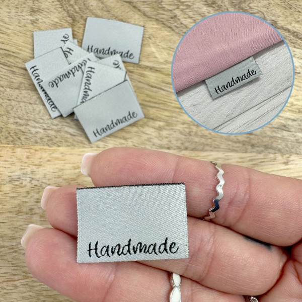 Weblabels Handmade 4er Set