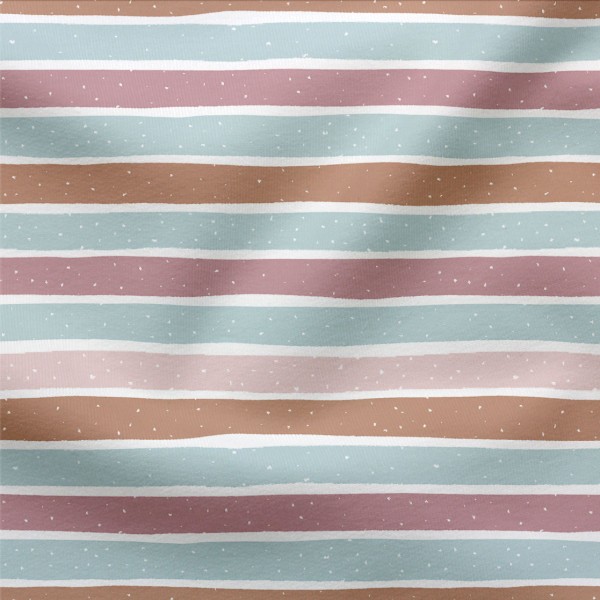 Jersey Stoff Colour Pop Stripes Rest 95cm