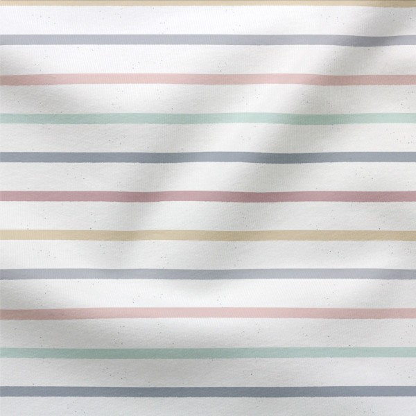 Jerseystoff Pastell Stripes