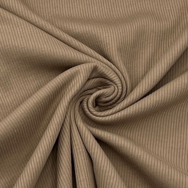 Rippjersey Taupe