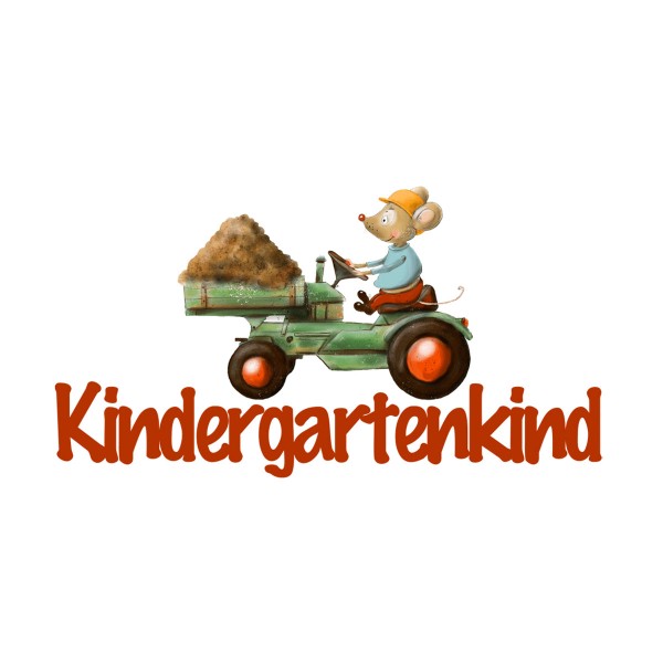 Bügelbild Kindergartenkind MINI